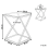 Beliani Side Table BEVERLY Glass Silver 3