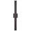 Beliani Outdoor LED Wall Light MELGAM Black 2