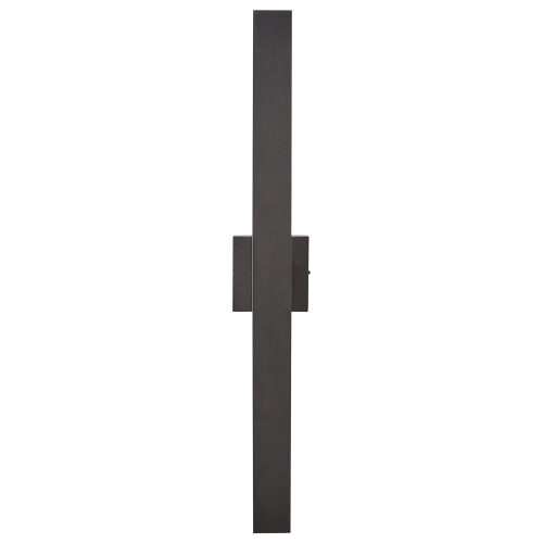 Beliani Outdoor LED Wall Light MELGAM Black 1