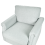 Beliani Armchair VIETAS Fabric Light Grey 4
