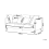 Beliani Sofa 3 Seater FENSTAD Velvet Grey 3