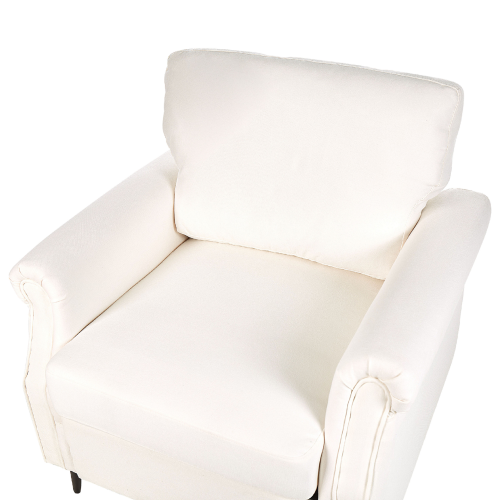 Beliani Armchair VIETAS Fabric White 1