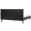 Beliani Bed Rattan MONPAZIER 180 x 200 cm (EU Super King) Black 4
