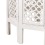 Beliani Side Table ELARA Mango Wood White 5