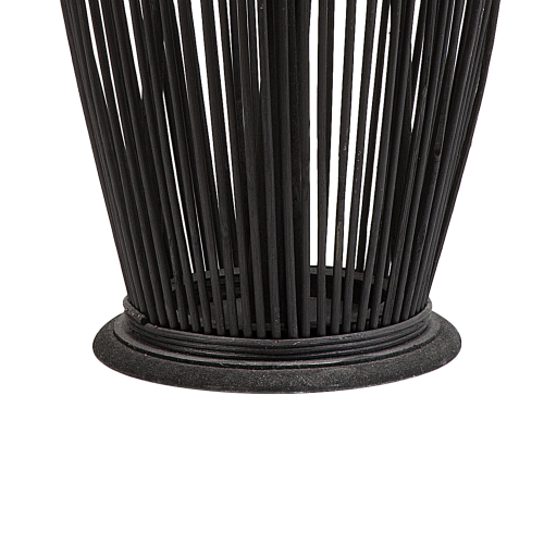 Beliani Lantern TAHITI Bamboo 72 cm Black 2
