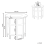 Beliani Side Table ELARA Mango Wood White 3