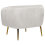 Beliani Armchair LACONIA Velvet Light Grey 3