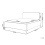 Beliani Bed Fabric VALOGNES 160 x 200 cm (EU King Size) Light Grey 6