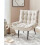 Beliani Armchair ALVESTA Fabric Light Beige 2