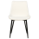 Beliani Set of 2 Dining Chairs AVILLA Boucle White 3