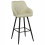 Beliani Set of 2 Bar Chairs DARIEN Light Green 6