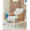 Beliani Armchair ORUM Fabric Light Beige 2