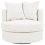 Beliani Swivel Armchair DALBY Fabric Light Beige 4
