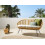 Beliani Garden Sofa 2 Seater MARATEA Rattan Natural 2