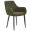 Beliani Set of 2 Dining Chairs ALDEN Boucle Dark Green 10