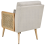 Beliani Armchair ORUM Fabric Light Beige 5
