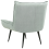 Beliani Armchair ALVESTA Fabric Mint Green 6