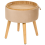 Beliani Storage Stool NEELY Velvet Beige 5