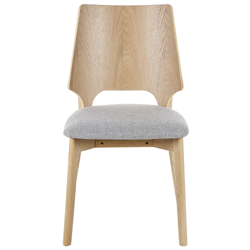 Beliani Set of 2 Dining Chairs ABEE Light Brown 2