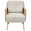 Beliani Armchair ORUM Fabric Light Beige 4