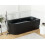 Beliani Corner Bath GOCTA Left Hand 1700 x 800 mm Black 2