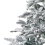 Beliani Artificial Snowy Christmas Tree BASSIE 240 cm White 4