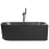 Beliani Corner Bath GOCTA Left Hand 1700 x 800 mm Black 5