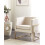 Beliani Armchair SIRKKA Velvet Light Beige 2