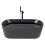 Beliani Freestanding Bathtub GOCTA 1700 x 800 mm Black 4