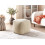 Beliani Pouffe JOARA Cotton Beige 2