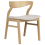 Beliani Set of 2 Dining Chairs MAROA Wood Beige 6