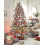 Beliani Artificial Snowy Christmas Tree BASSIE 240 cm White 2