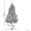 Beliani Artificial Christmas Tree DENALI 240 cm Green 3