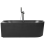 Beliani Corner Bath GOCTA Right Hand 1700 x 800 mm Black 5