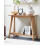 Beliani Console Table TULARE Light Brown 4