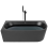 Beliani Corner Bath GOCTA Right Hand 1700 x 800 mm Black 4