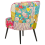 Beliani Armchair VOSS Fabric Multicolour 5
