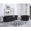 Beliani Sofa 3 Seater CHESTERFIELD Leather Black 3