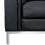 Beliani Corner Sofa 4 Seater OSLO Leather Black with Ottoman Left Hand 10