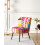 Beliani Armchair VOSS Fabric Multicolour 2