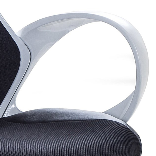 Beliani Office Chair iCHAIR Black/ White 2