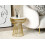 Beliani Side Table CHEYNES Marble Gold 2