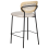 Beliani Set of 2 Bar Chairs MAYETTA Rattan Light Beige 6