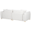 Beliani Sofa 3 Seater LUVOS Fabric Off-White 5