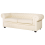 Beliani Sofa 3 Seater CHESTERFIELD Leather Light Beige 3
