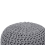 Beliani Pouffe CONRAD Cotton Grey 2