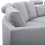 Beliani Curved Sofa 7 Seater ROTUNDE Fabric Light Grey 4