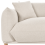 Beliani Sofa 3 Seater LUVOS Fabric Light Beige 6