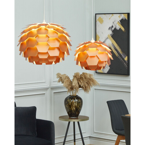 Beliani Pendant Lamp SEGRE Copper 1