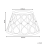 Beliani Christmas Tree Collar AVENT 50 cm Rattan Natural 3